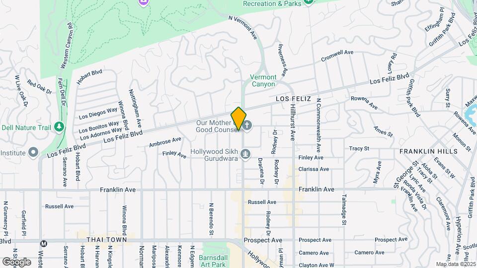 2059 N Vermont Ave Map and Location Details