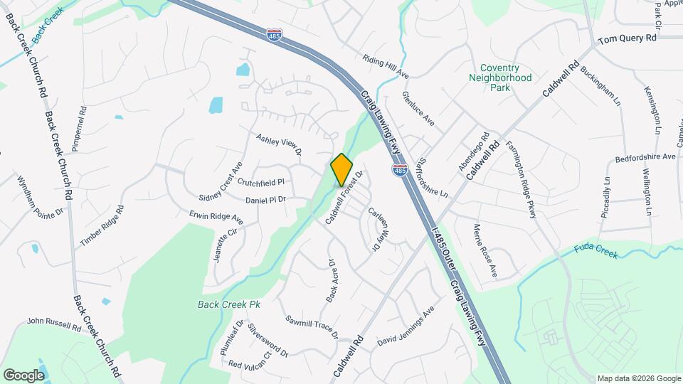 10217 Caldwell Forest Dr Map and Location Details