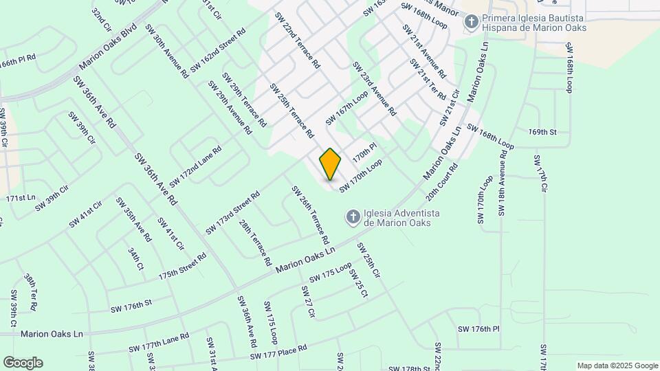 2458 SW 170th Loop Map and Location Details