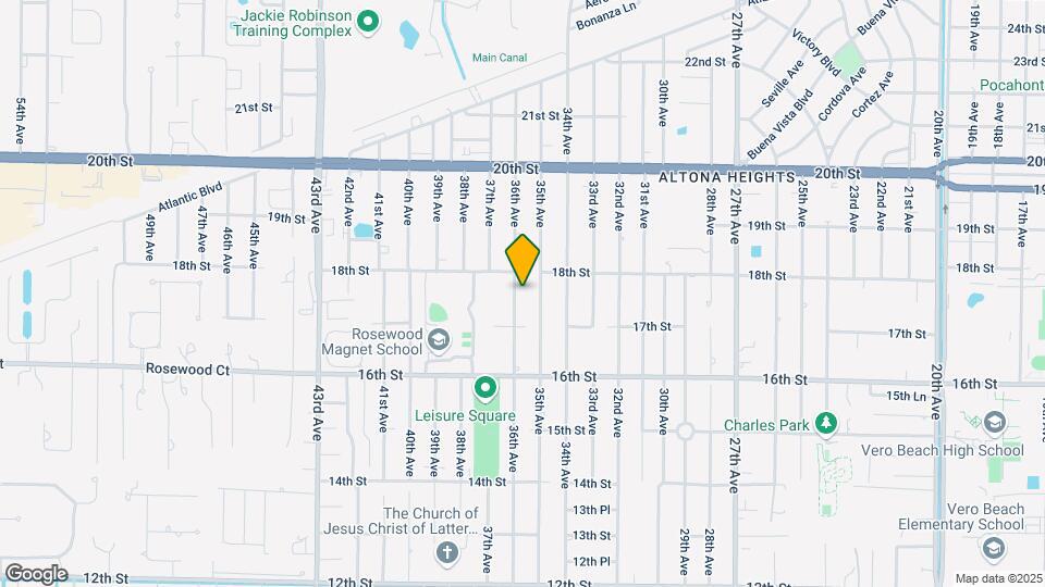 1736 36th Ave Map and Location Details