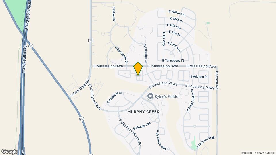 1184 S Coolidge Cir Map and Location Details