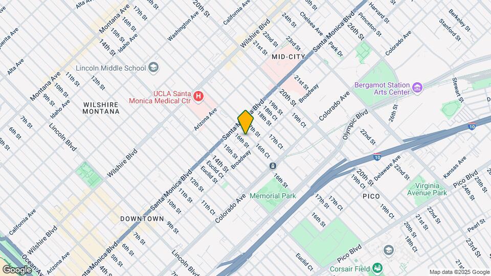 1431 16th St, Unit A Map and Location Details