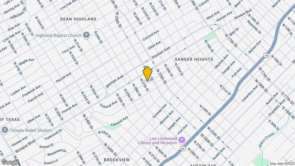 2620 Colonial Ave Map and Location Details