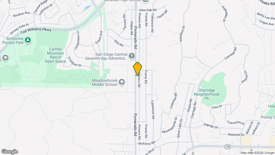 13824 Powers Rd Map and Location Details