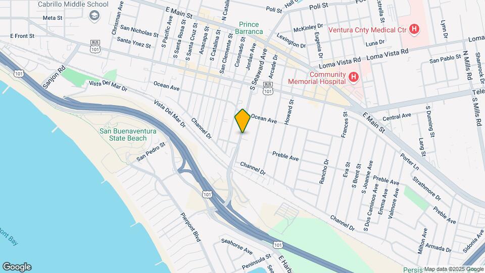 516 S Seaward Ave Map and Location Details
