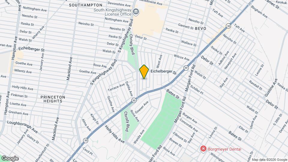 5435 Dresden Ave Map and Location Details
