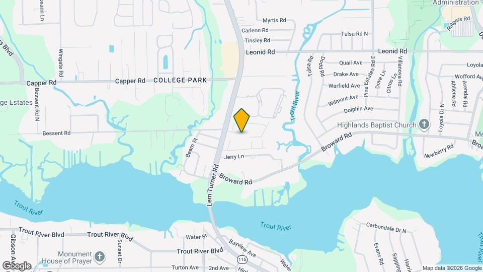 2950 Bessent Rd Map and Location Details