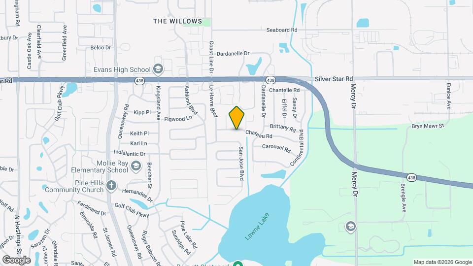 4566 Chateau Rd Map and Location Details