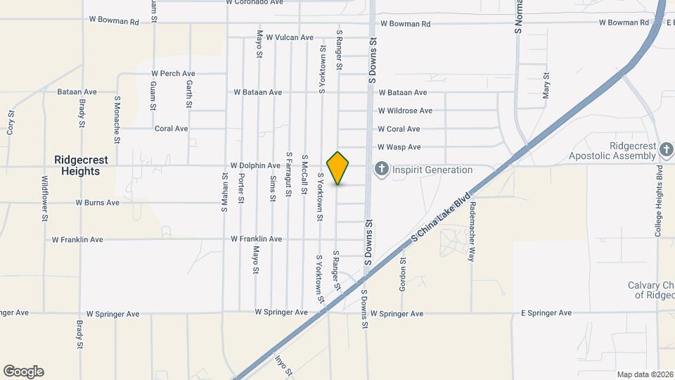 935 W Sullivan Ave Map and Location Details