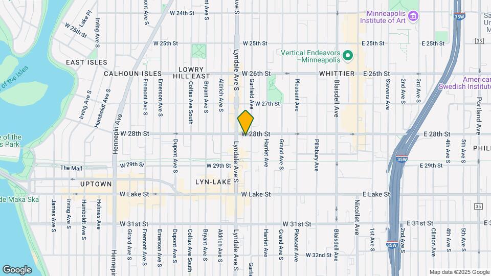 609 W 28th St Map and Location Details