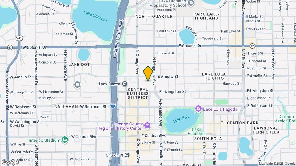 435 N Orange Ave Mapa y Detalles de la Ubicación