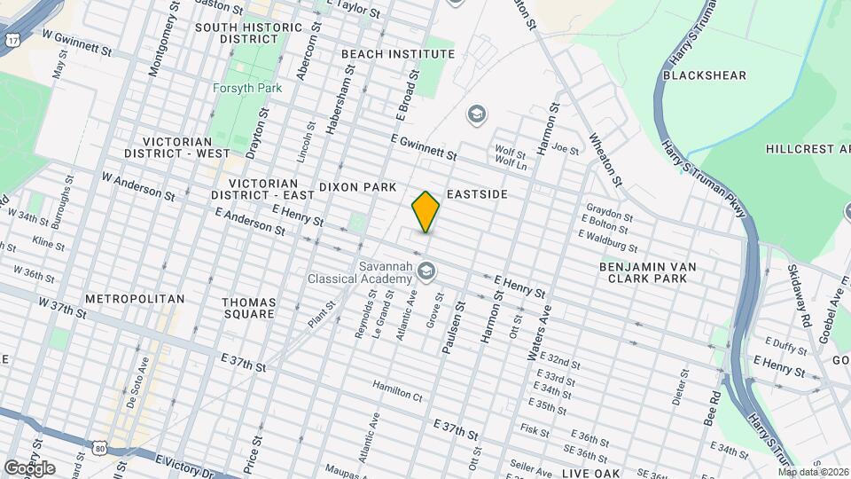 1213 Atlantic Ave Map and Location Details