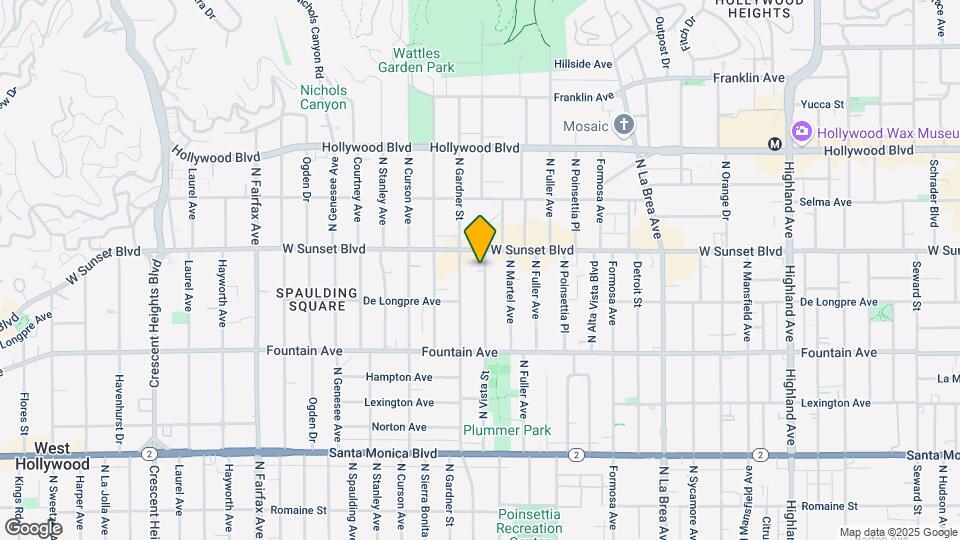 1445 N Vista Pl Map and Location Details
