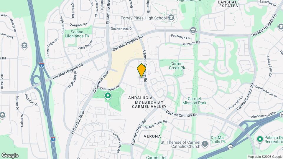 12604 Carmel Country Rd Map and Location Details