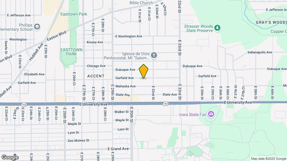 3103 Garfield Ave Map and Location Details