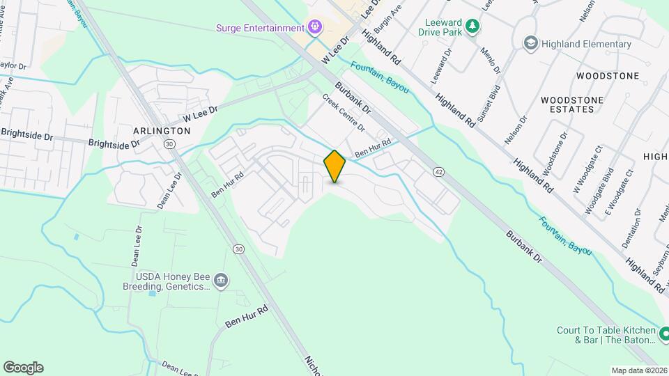 6134 Lake Edge Dr Mapa y Detalles de la Ubicación