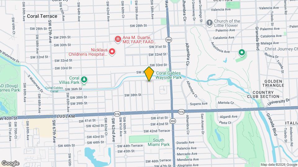 3521 SW 58th Ct Map and Location Details