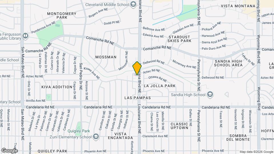 3220 La Ronda Pl NE Map and Location Details
