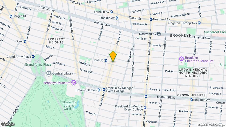 705 Franklin Ave Mapa y Detalles de la Ubicación