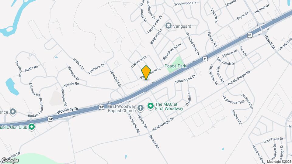 13001 Woodway Dr Mapa y Detalles de la Ubicación