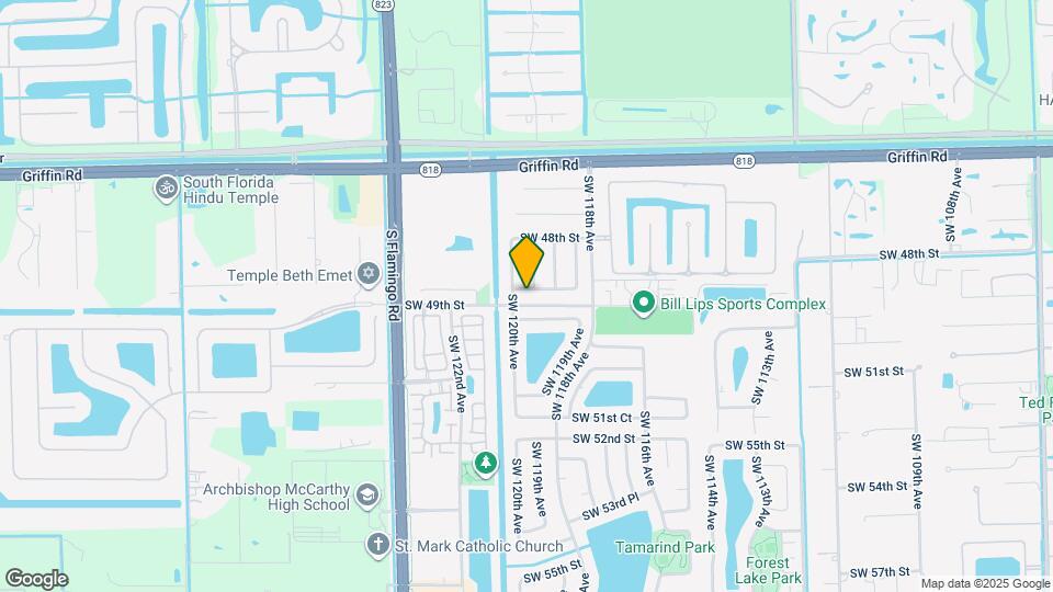 11909 SW 48th Ct Map and Location Details