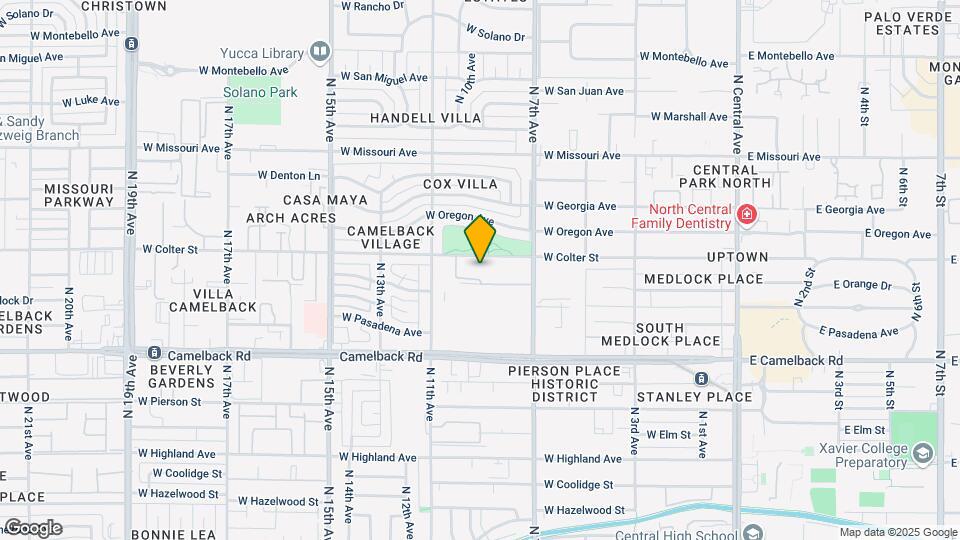 Colter Park Mapa y Detalles de la Ubicación