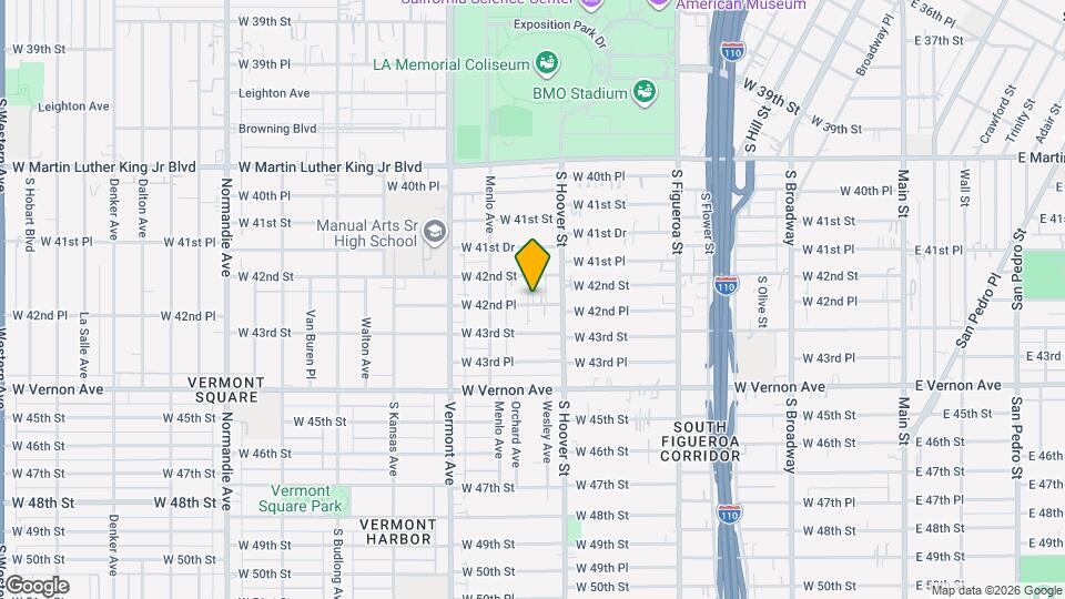 833 W 42nd Pl Map and Location Details
