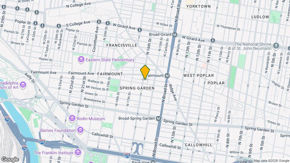 647 N 16th St, Unit 3 Map and Location Details