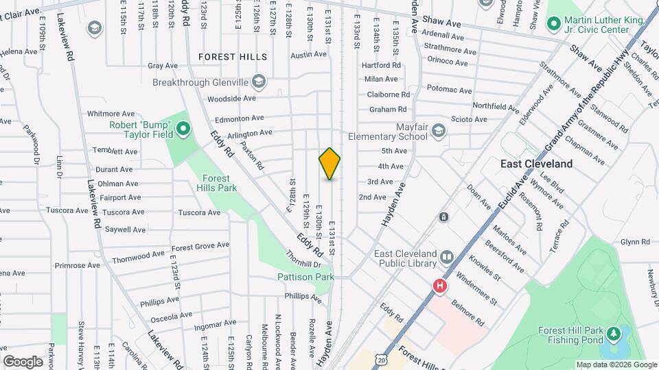 930 E 131st St Map and Location Details