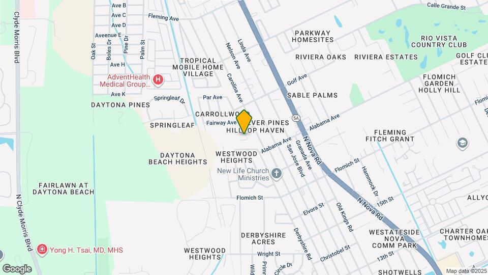 1608 Palmer Dr Map and Location Details