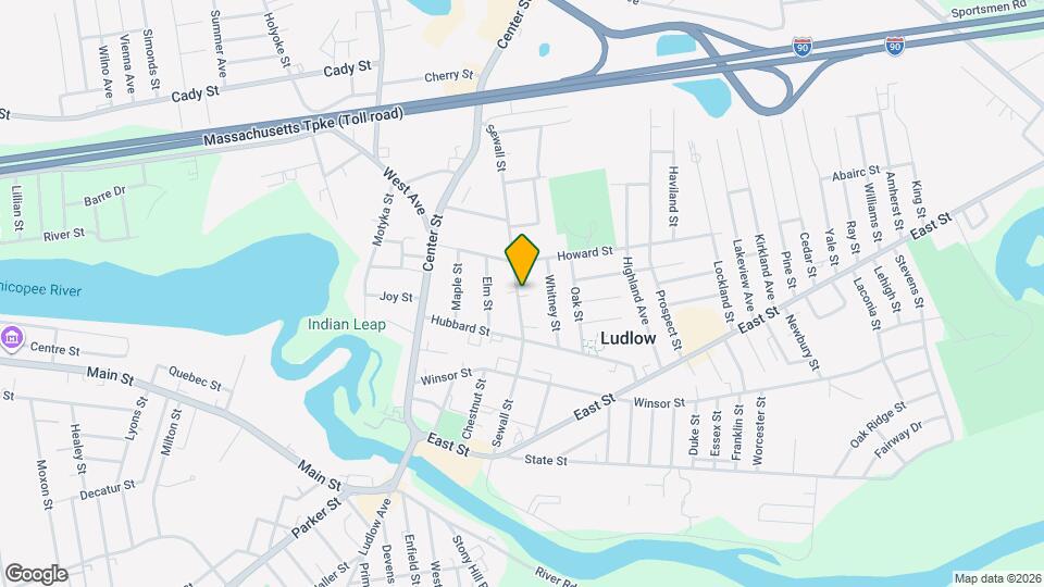 174 Sewall St Map and Location Details