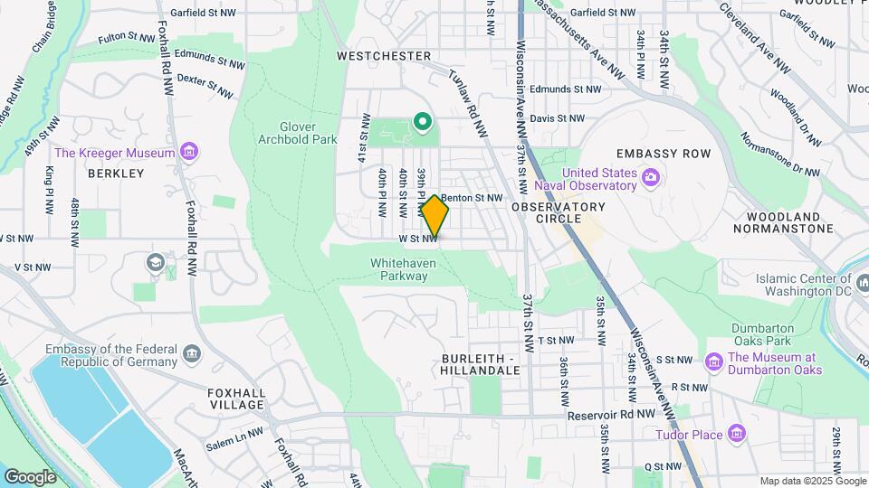3924 W St NW Map and Location Details