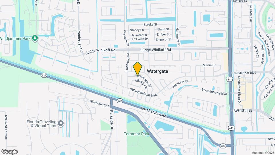 11886 Watergate Cir Map and Location Details