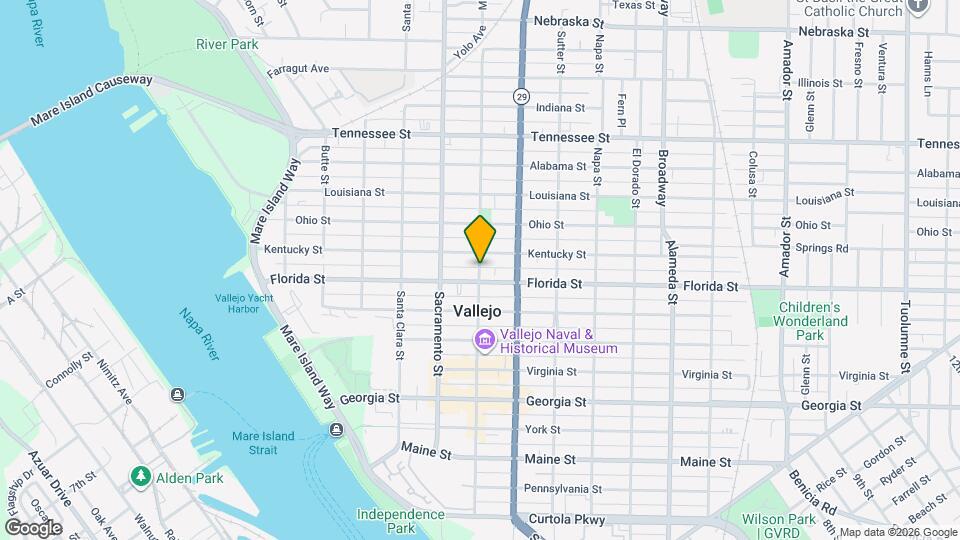 1012 Marin St, Unit 1012 Map and Location Details