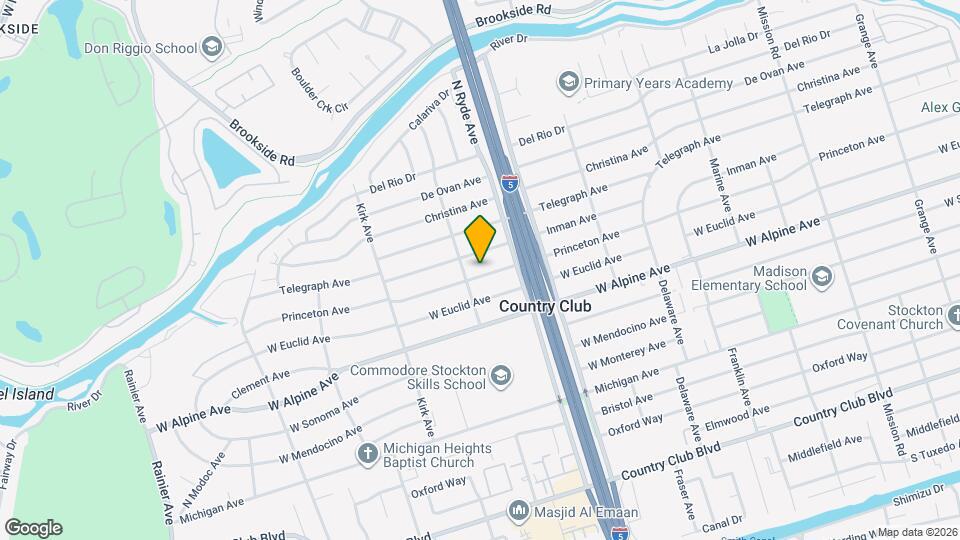 2745 Princeton Ave Map and Location Details