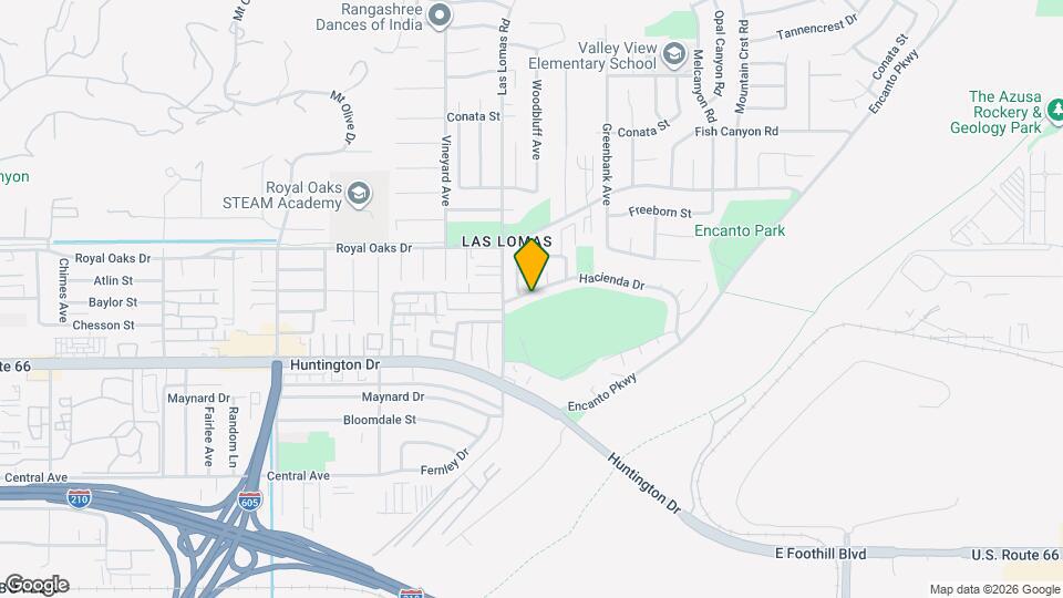 2668 Hacienda Dr Map and Location Details