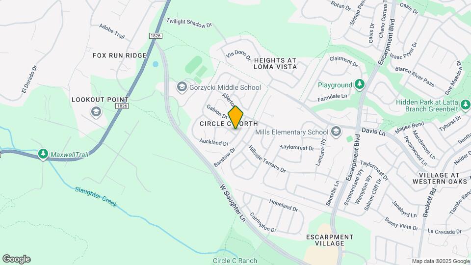 6832 Auckland Dr Map and Location Details