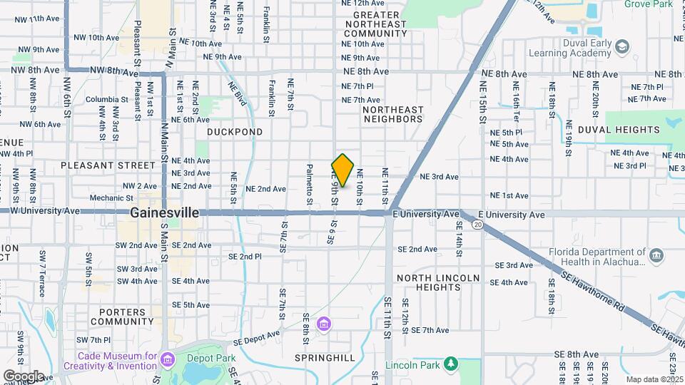 115 NE 9th St Map and Location Details