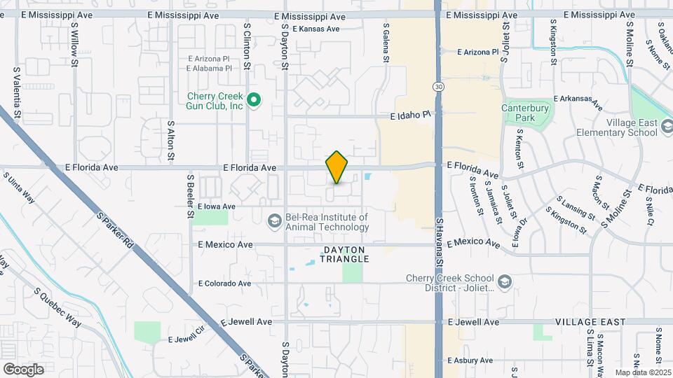 1530 S Florence Ct Map and Location Details