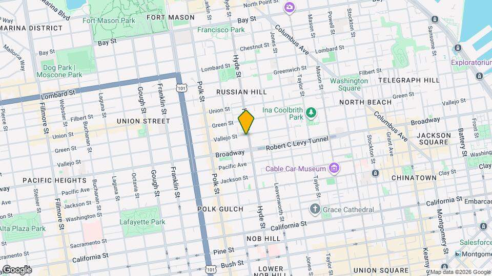 1759 Hyde St Map and Location Details