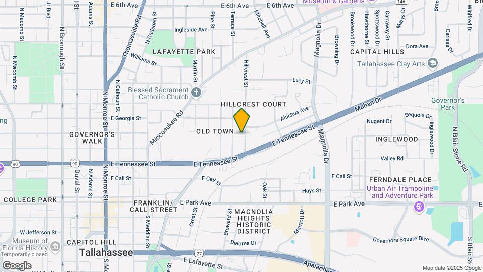 434 Hillcrest St Map and Location Details