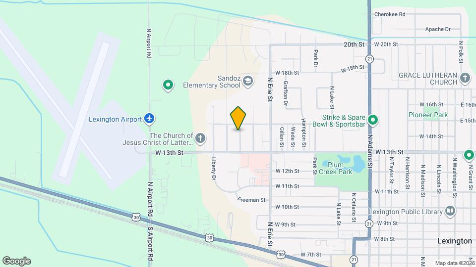 1403 Freedom Ln Map and Location Details