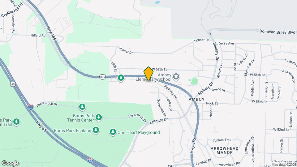 5712 Sorenson St Map and Location Details