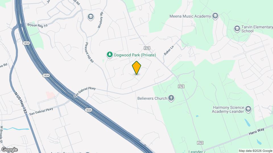 1148 Toyah Dr Map and Location Details