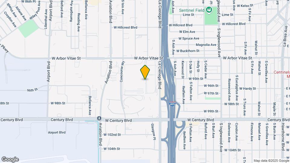 9500 Hindry Pl Map and Location Details