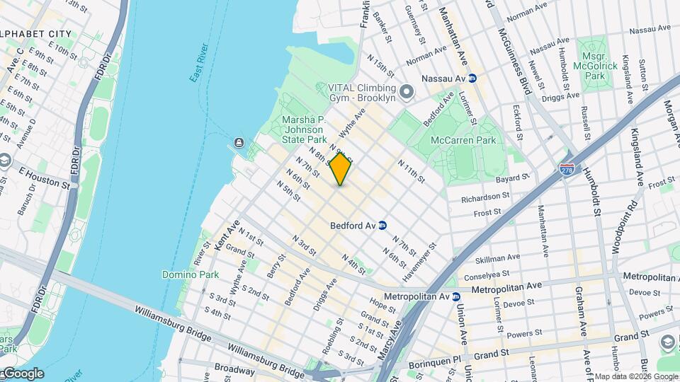 123 Berry St Mapa y Detalles de la Ubicación