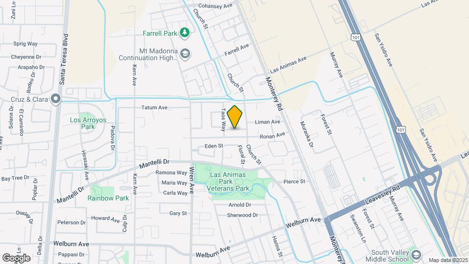 250 Santa Fe Dr Map and Location Details