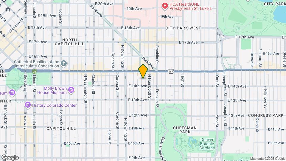 1424 Lafayette St Map and Location Details
