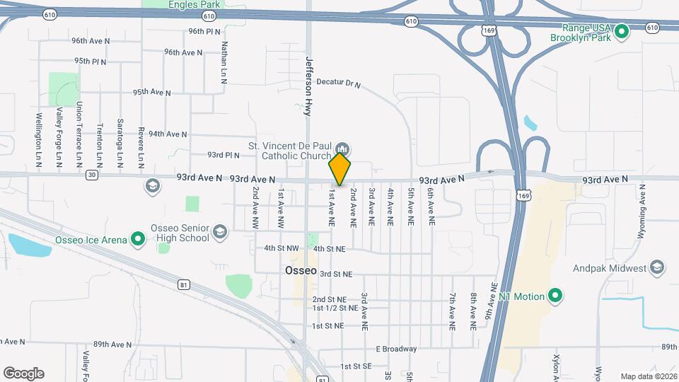 624 1st Ave NE Map and Location Details