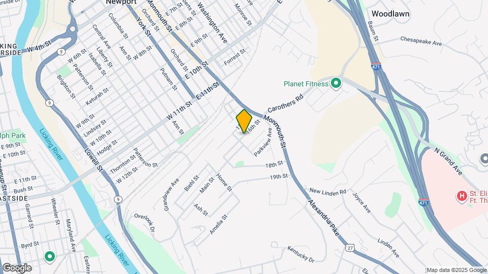 58 16th St Mapa y Detalles de la Ubicación